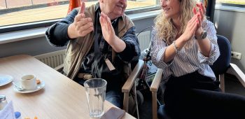 Sander Metz - meneer Maatman en Mirjam Janssen